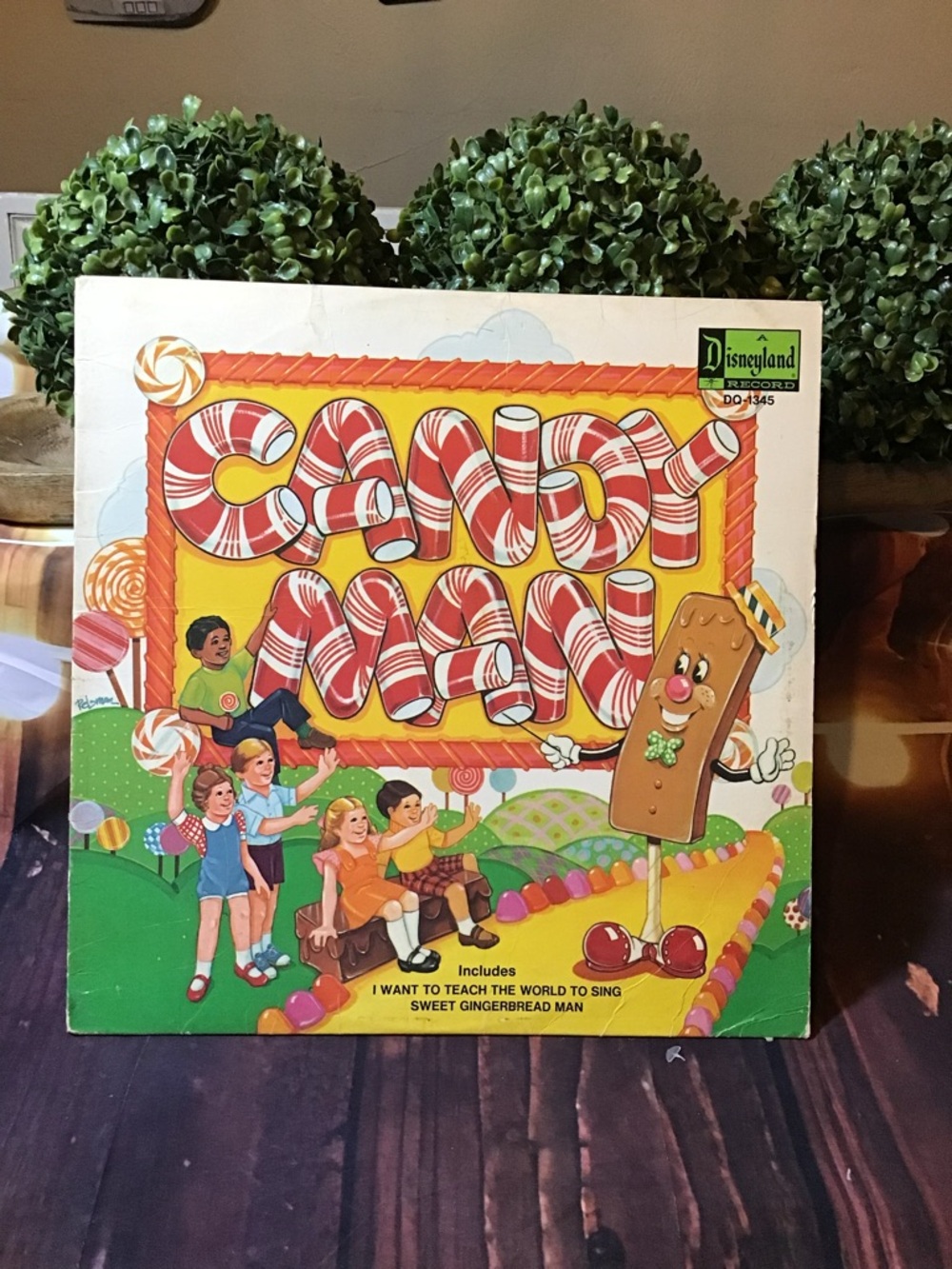 Vintage Disneyland 1972 candy man and other sweet songs vinyl record album